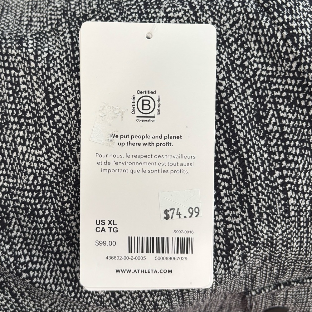 NWT Athleta Women's Delancey Cargo Skirt In Gray Black Size XL - Picture 7 of 8